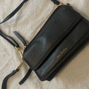 Vera Bradley leather wallet crossbody bag purse